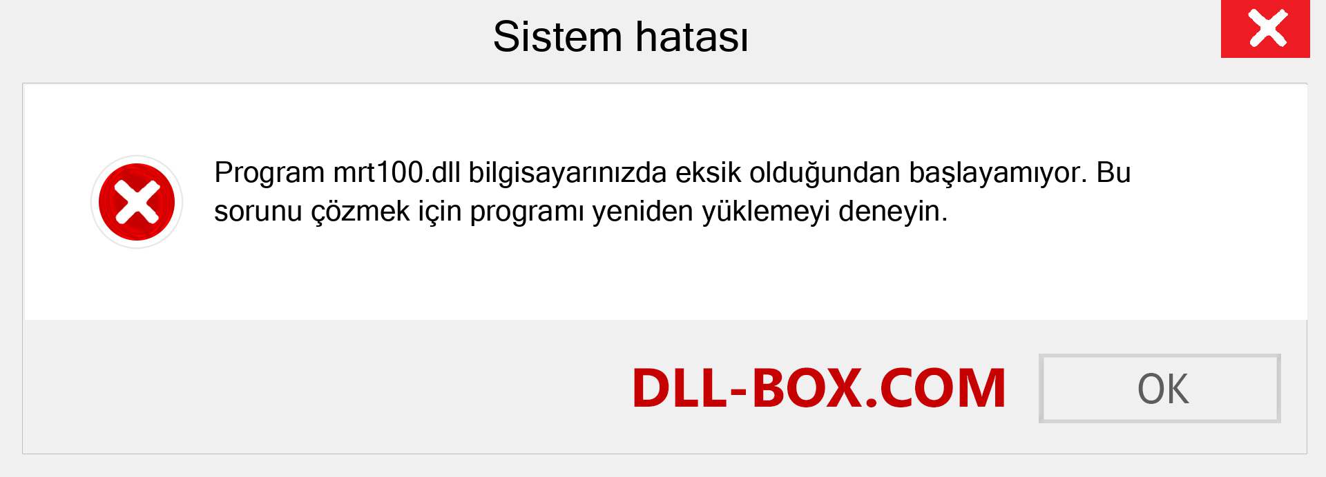 mrt100.dll dosyası eksik mi? Windows 7, 8, 10 için İndirin - Windows'ta mrt100 dll Eksik Hatasını Düzeltin, fotoğraflar, resimler